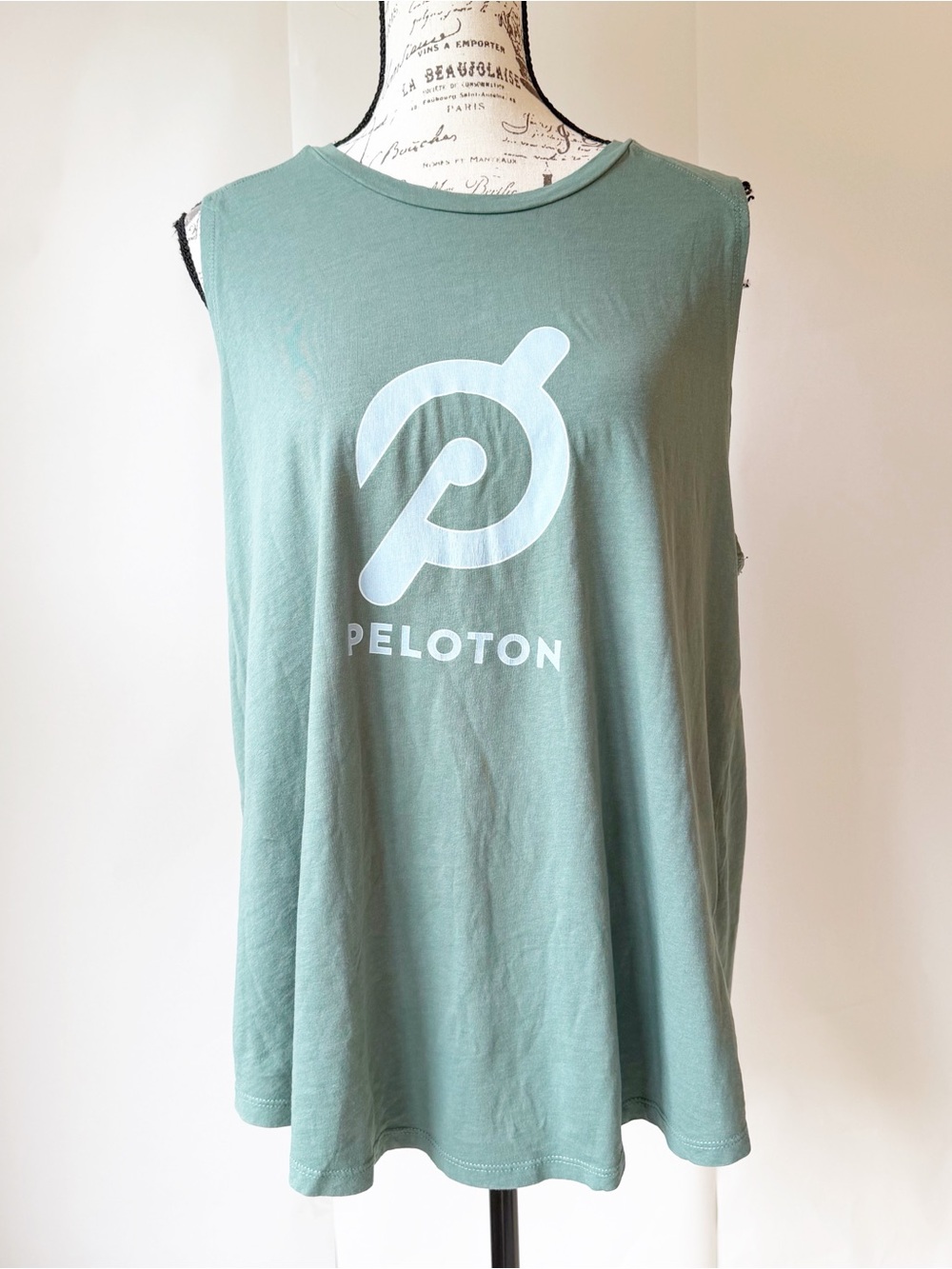 Peloton Sage Green Logo Tank Top 2X
